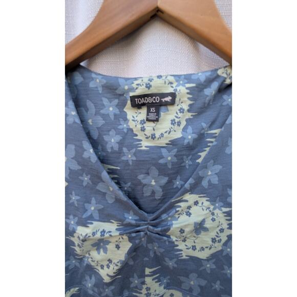 Toad And Co Womens Rosemarie Sleeveless Dress XS North Shore Speedy Print - Picture 5 of 7